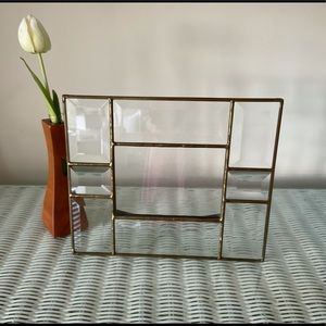 Fabulous Glass Brass Artisan Crafted Photo Frame